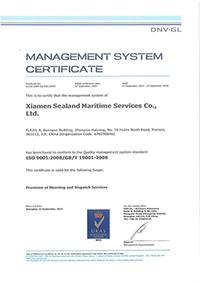 DNV certificate 